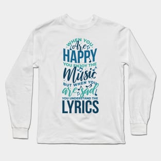 Melody & Mood - Musical Sentiments Long Sleeve T-Shirt